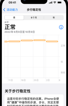 保德iPhone手机维修如何在iPhone开启'步行稳定性通知'