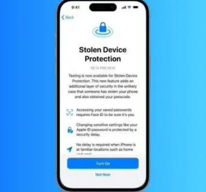 保德苹果授权维修店分享被盗设备保护功能开启方法