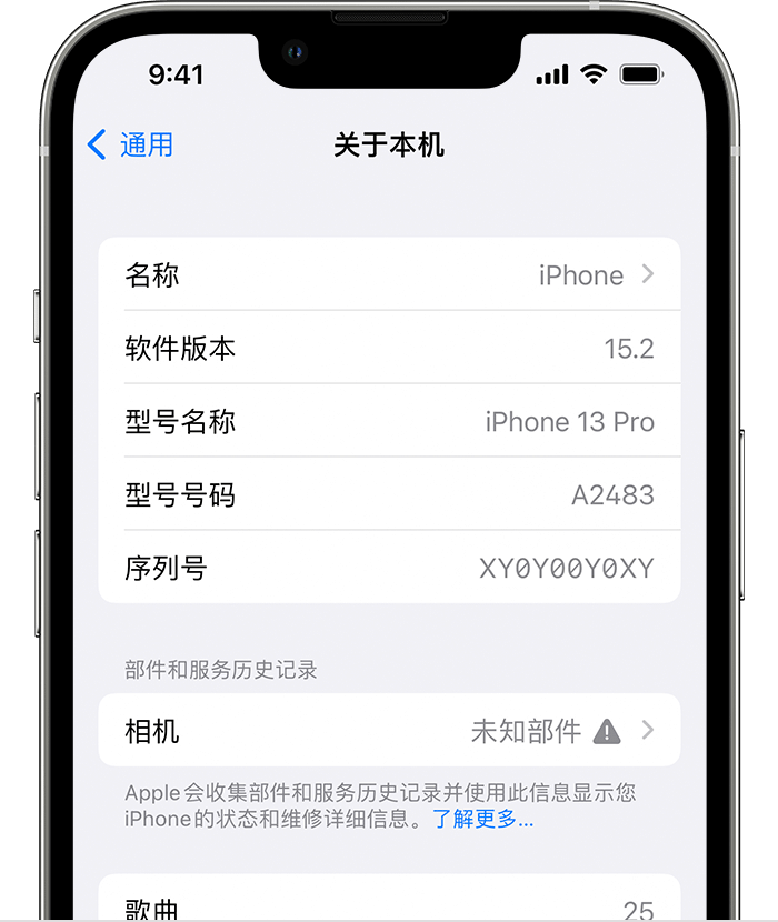 保德苹果维修分享iPhone 出现提示相机“未知部件”是什么原因？ 